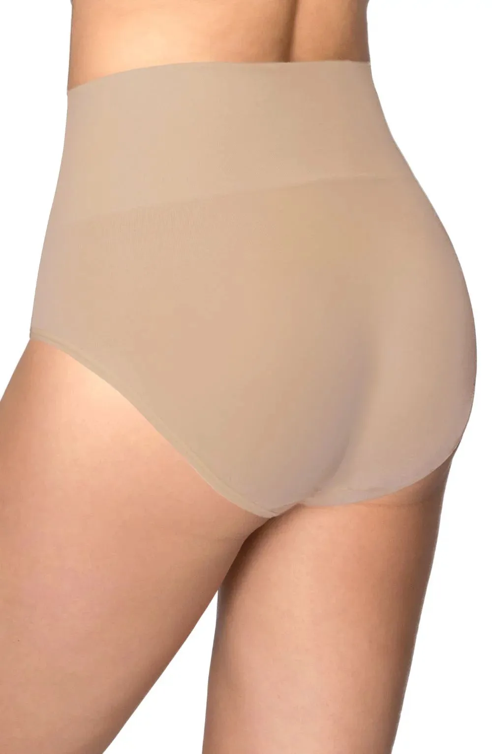 Comfortable Hight Quality Invisible Lines Tummy Control Stretchy Culotte Midi Brief