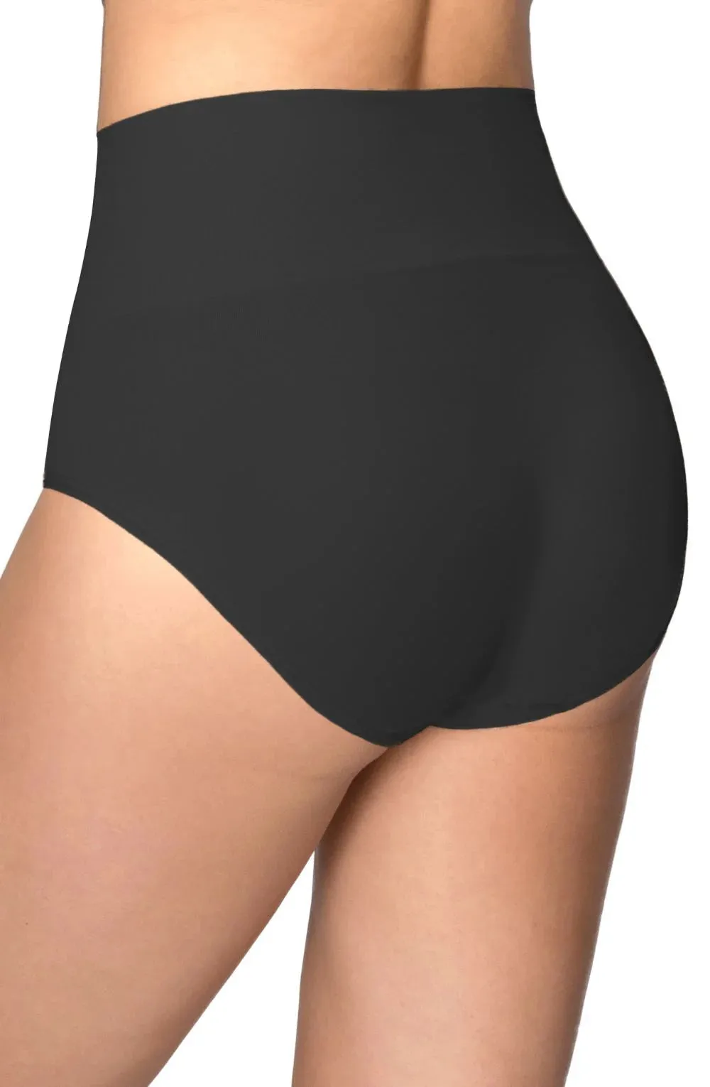 Comfortable Hight Quality Invisible Lines Tummy Control Stretchy Culotte Midi Brief