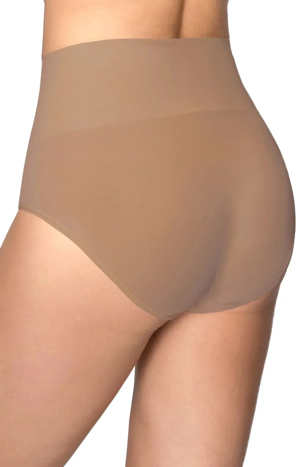 Comfortable Hight Quality Invisible Lines Tummy Control Stretchy Culotte Midi Brief