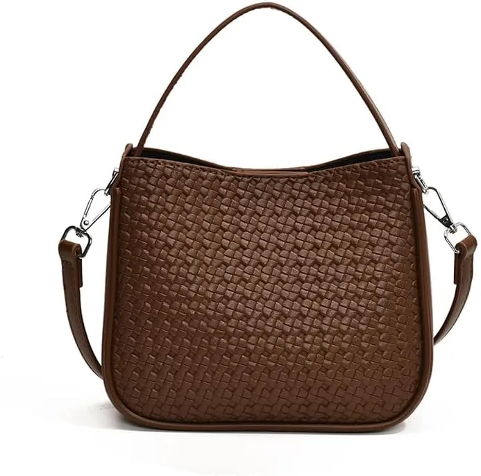 Commuter underarm Purses women's woven handbags simple retro versatile fashion shoulder crossbody bags