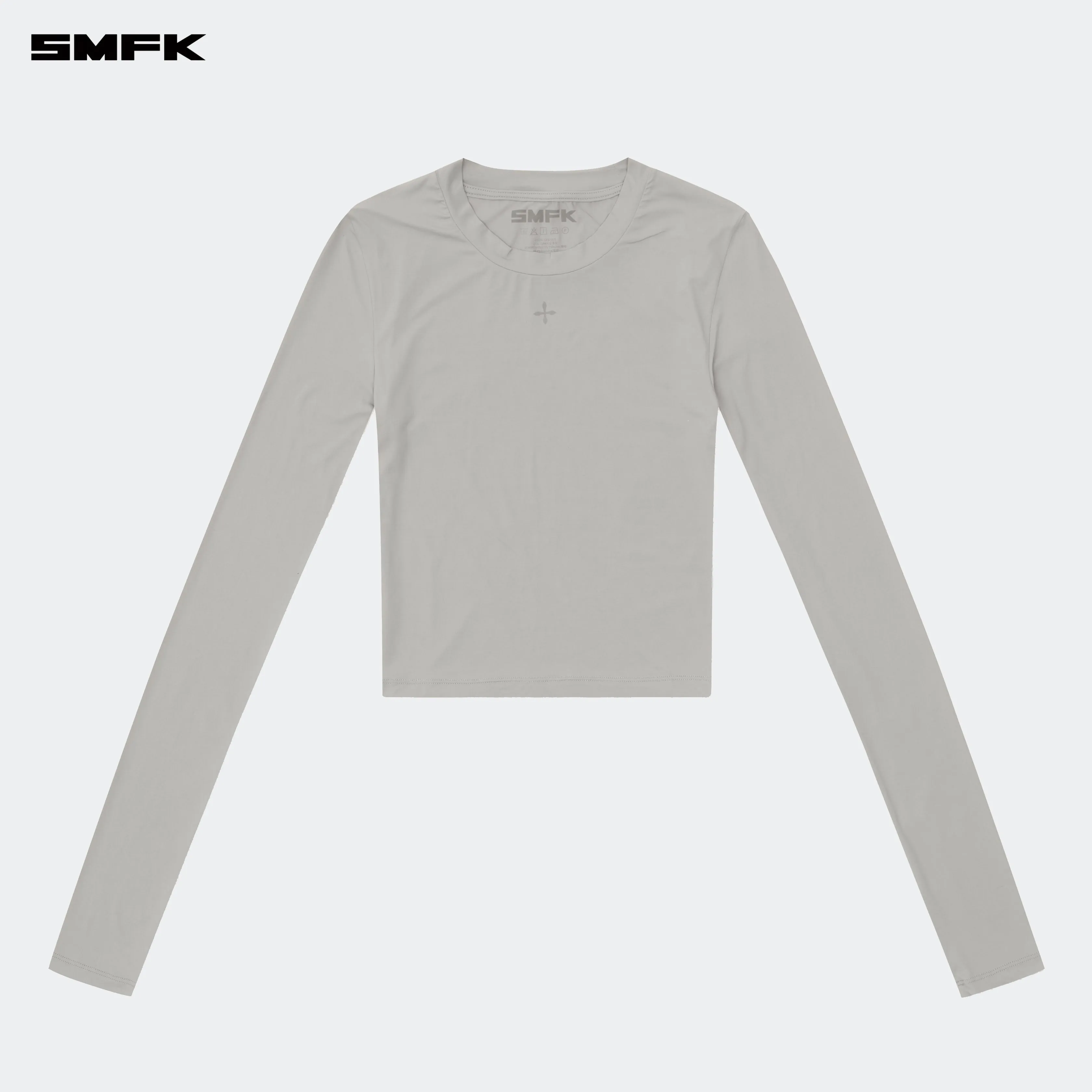 Compass Hug Skin-Tight Fitting Top Gray