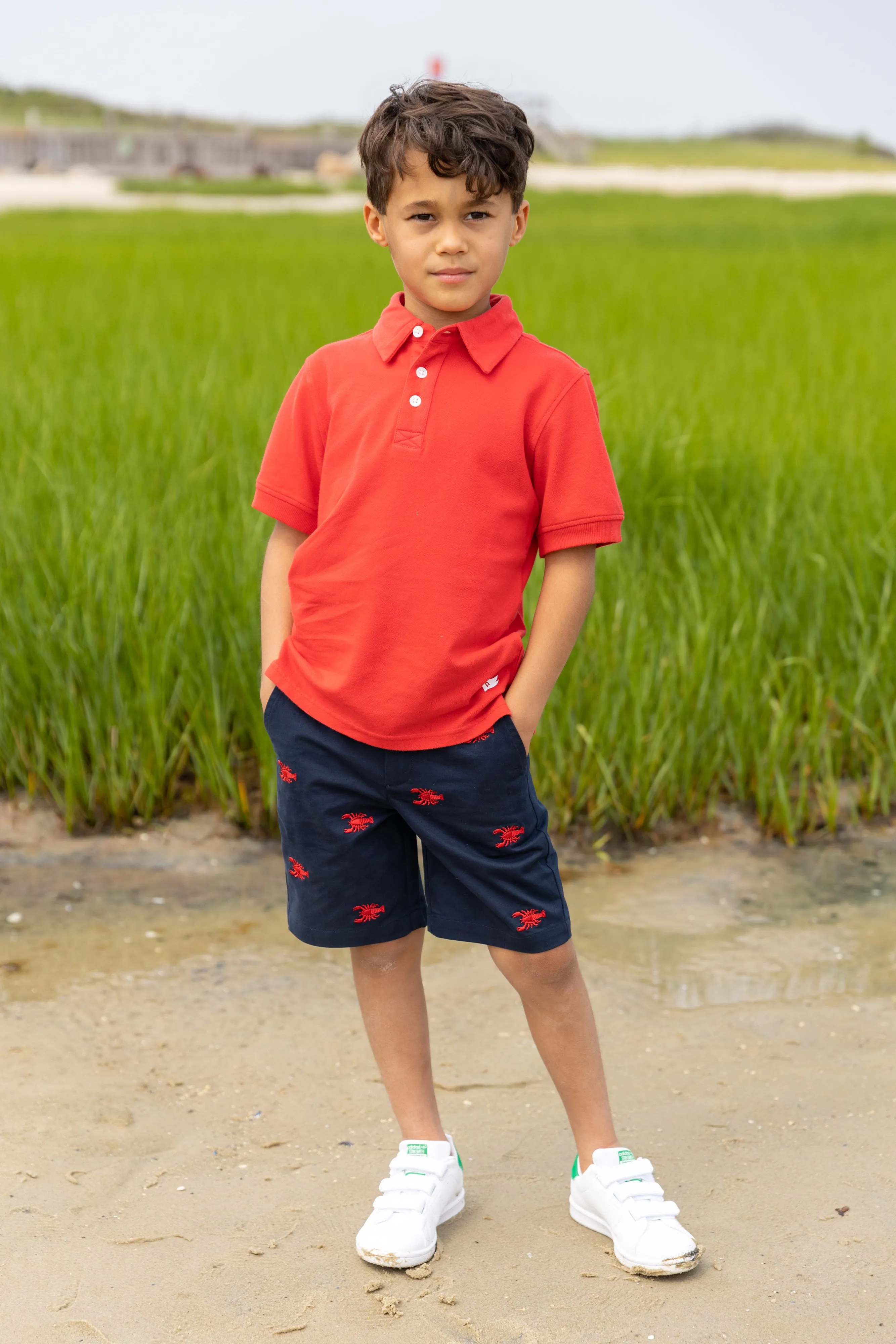 Coopers Embroidered Lobster Chino Shorts