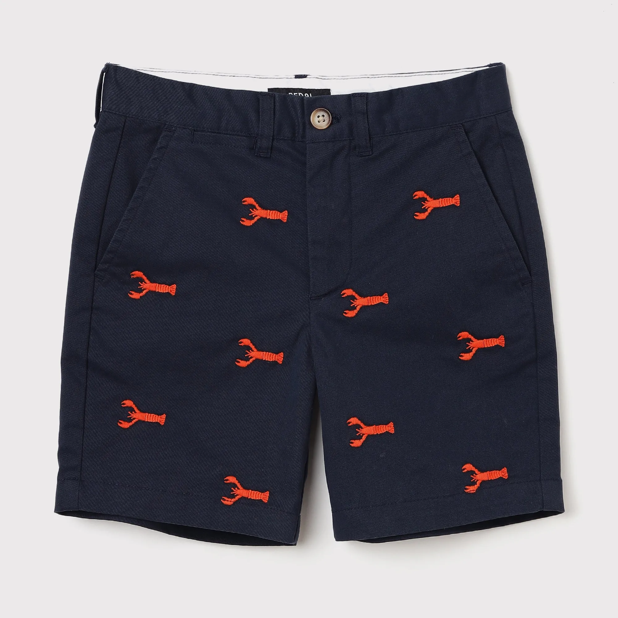 Coopers Embroidered Lobster Chino Shorts