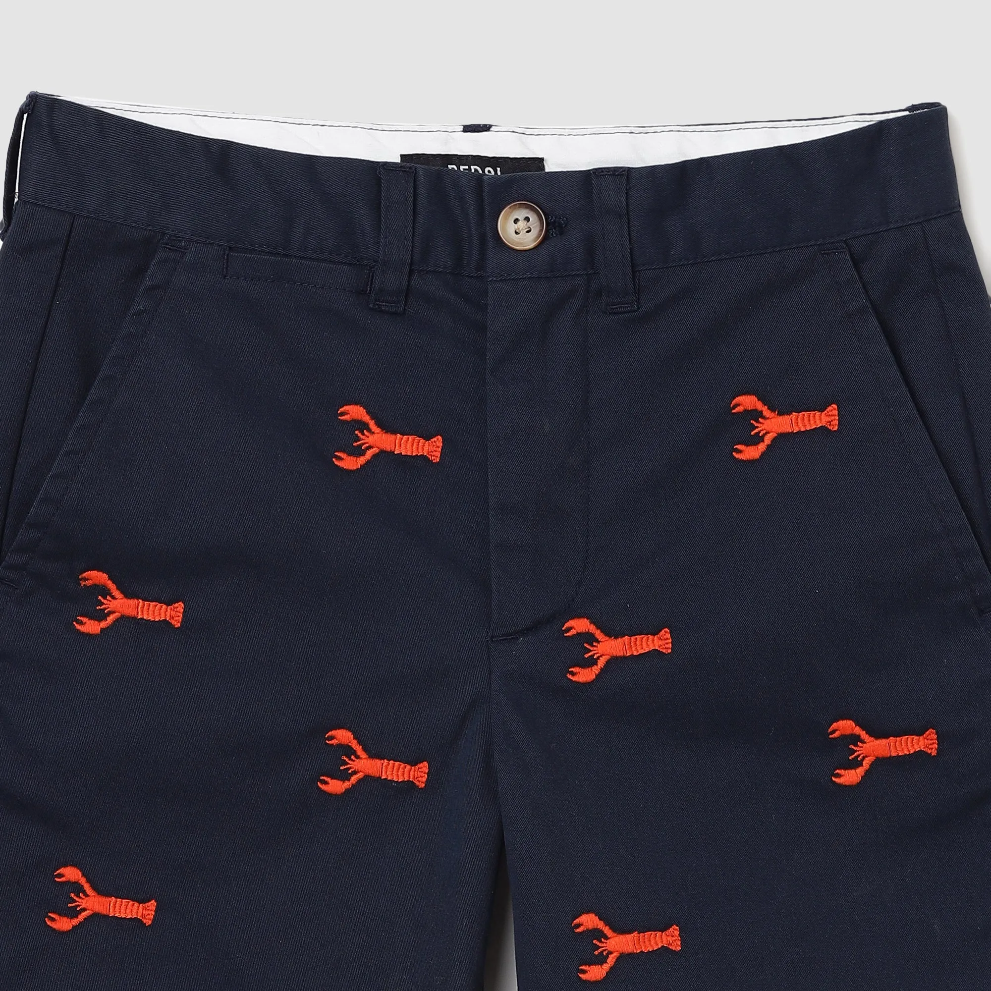 Coopers Embroidered Lobster Chino Shorts