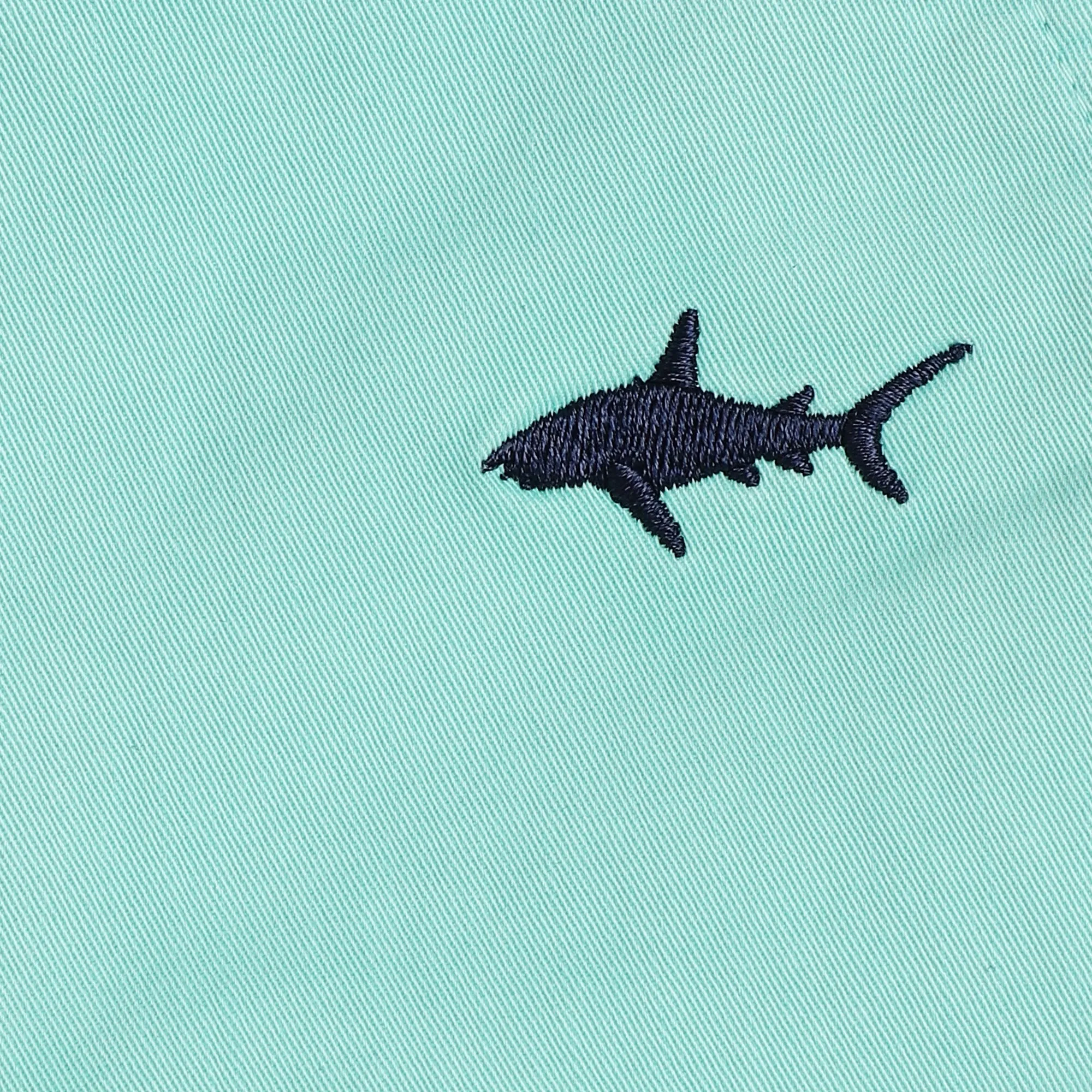 Coopers Embroidered Shark Chino Shorts