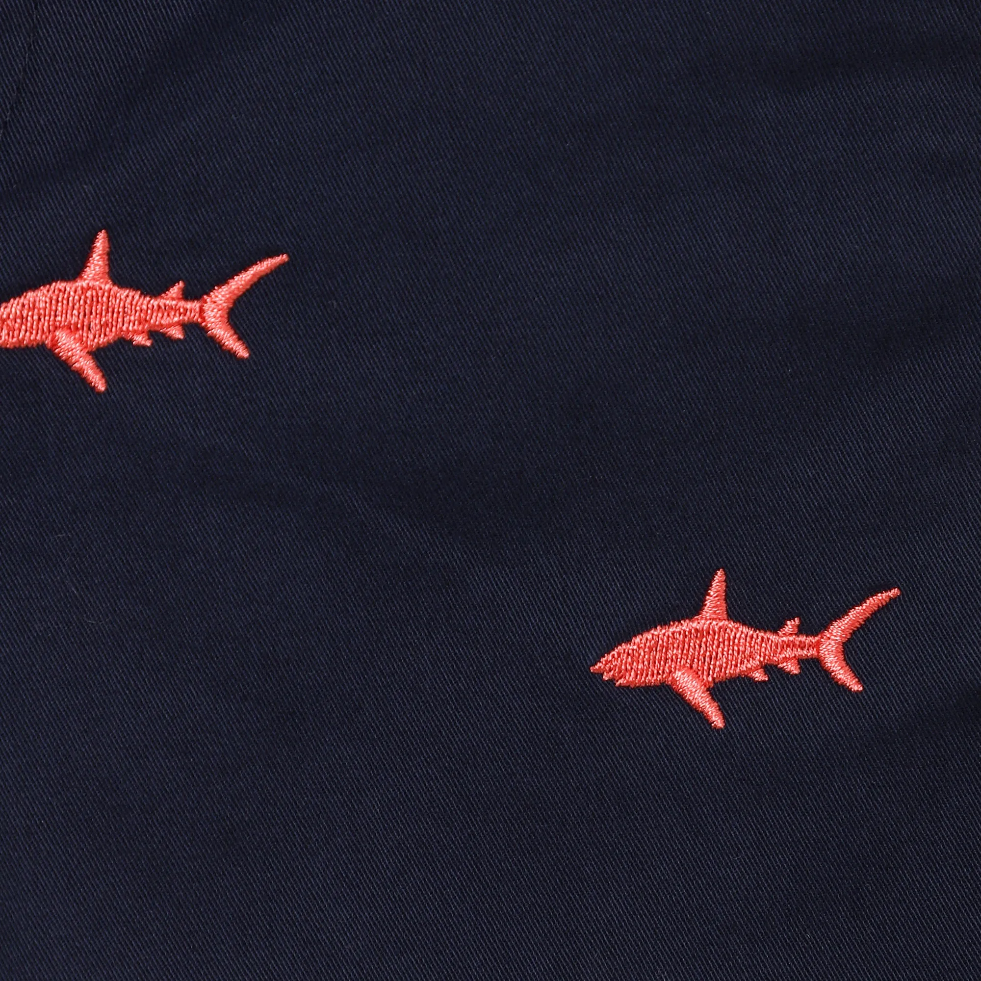 Coopers Embroidered Shark Chino Shorts