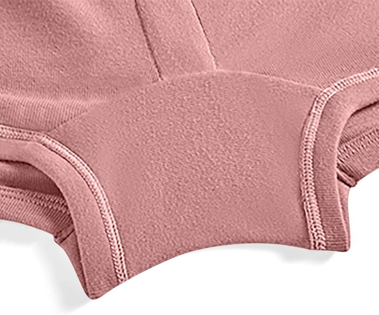 Cotton Boxer Underwear for Women Solid Color Soft Comfy Button Brief Casual Breathable Seamless Full Coverage Pantie