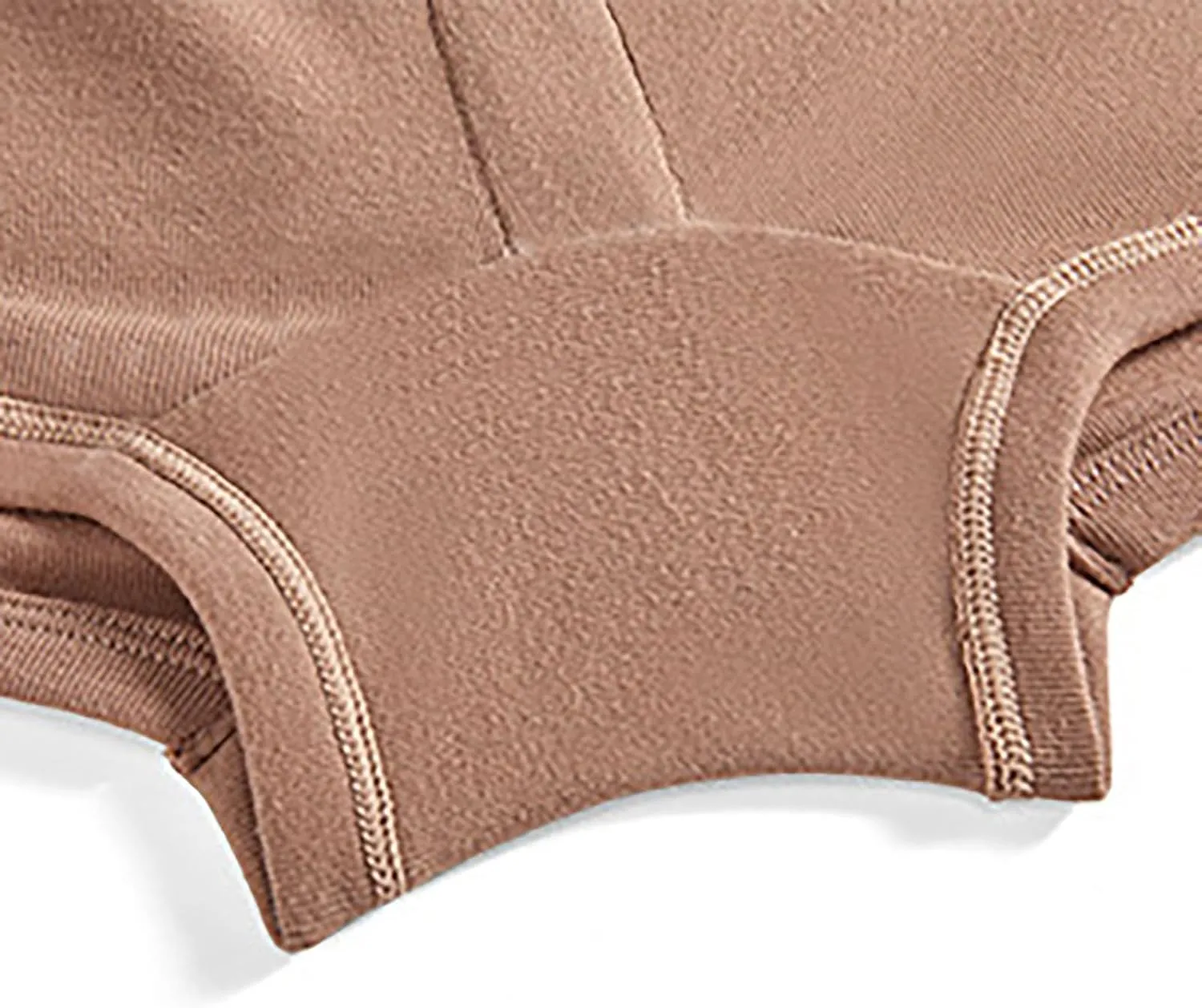 Cotton Boxer Underwear for Women Solid Color Soft Comfy Button Brief Casual Breathable Seamless Full Coverage Pantie