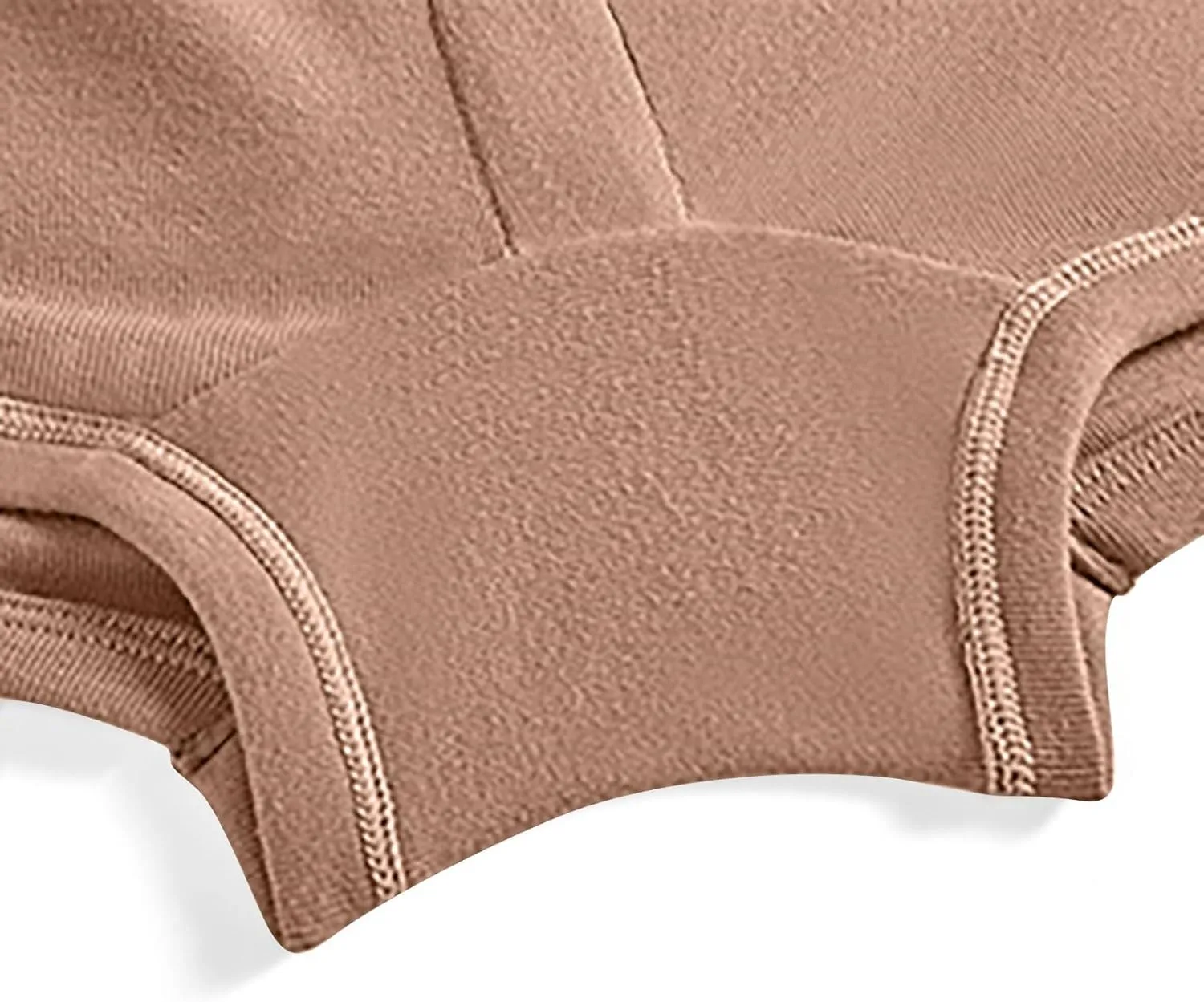 Cotton Boxer Underwear for Women Solid Color Soft Comfy Button Brief Casual Breathable Seamless Full Coverage Pantie