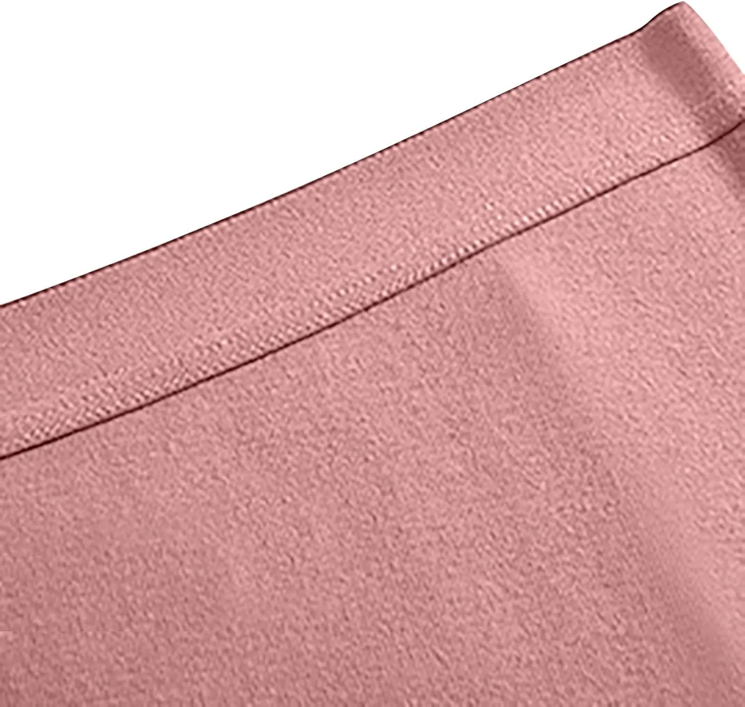 Cotton Boxer Underwear for Women Solid Color Soft Comfy Button Brief Casual Breathable Seamless Full Coverage Pantie