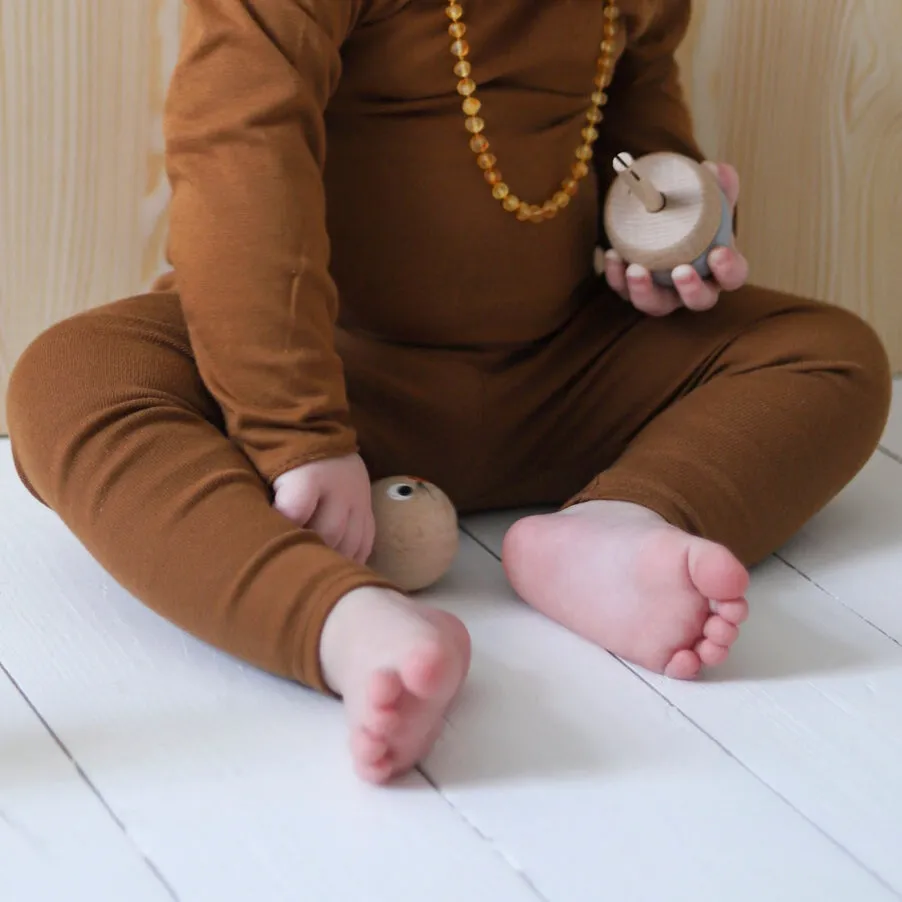 Cotton Nice Leggings - Amber - 2-12y