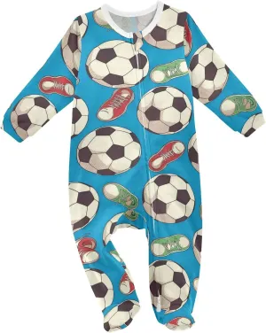 Cute Unicorns Pink Baby One-Piece Footies Long Sleeve Rompers Pajamas Zip Front Pjs for Boys Girls kids 3M