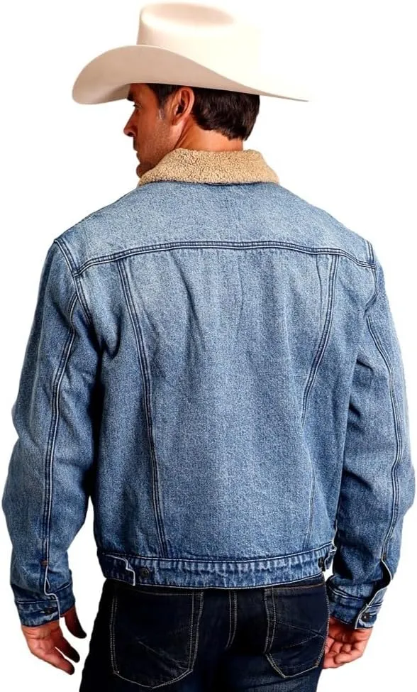 Denim Sherpa Jacket