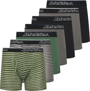 Dickies Mens Underwear 7 Pack Mens Boxer Briefs for Men Cotton Stretch