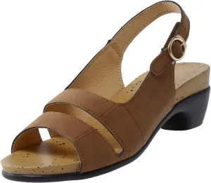 Eduavar Womens Sandals Dressy, Sandals Women Orthopedic Sandals Dressy Open Toe Low Heel Sandals with Ankle Strap