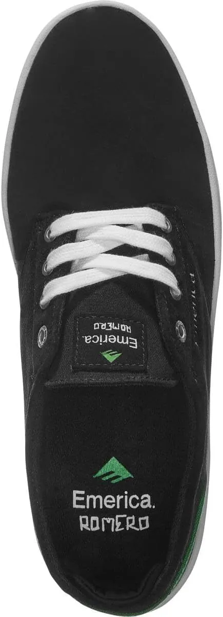 Emerica Skateboard Shoes Romero Laced Black/Green/White