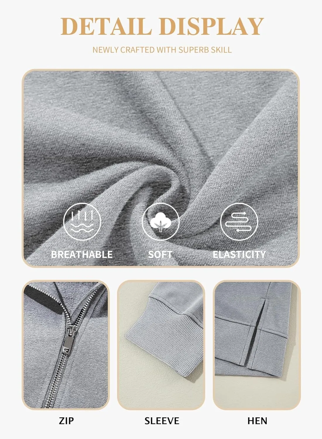 Eytino Women Plus Size Sweatshirt Half Zip Long Sleeve Hoodies Tops Oversized Casual Sweaters with Pockerts(1X-5X)