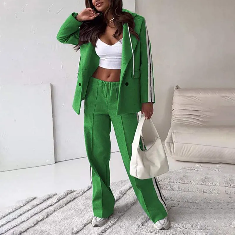 🍂Fall Specials🍂Women's 2 Piece Hooded Blazer Outfits