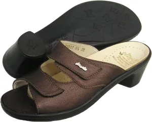 Fidelio Women's Hallux Fabia Bunion Relief Slide Dress Sandal 33517 (Marrone/Bronze)