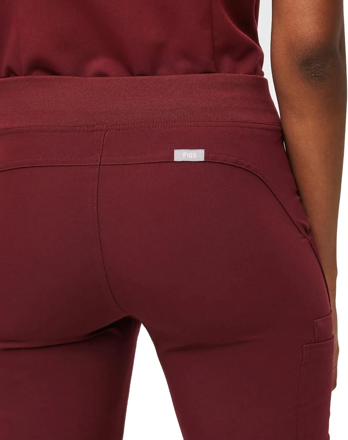 FIGS Kade Cargo Scrub Pants for Women  Classic Fit, Straight Leg, 4 Pockets, Yoga Waistband, Anti-Wrinkle Women Scrub Pants