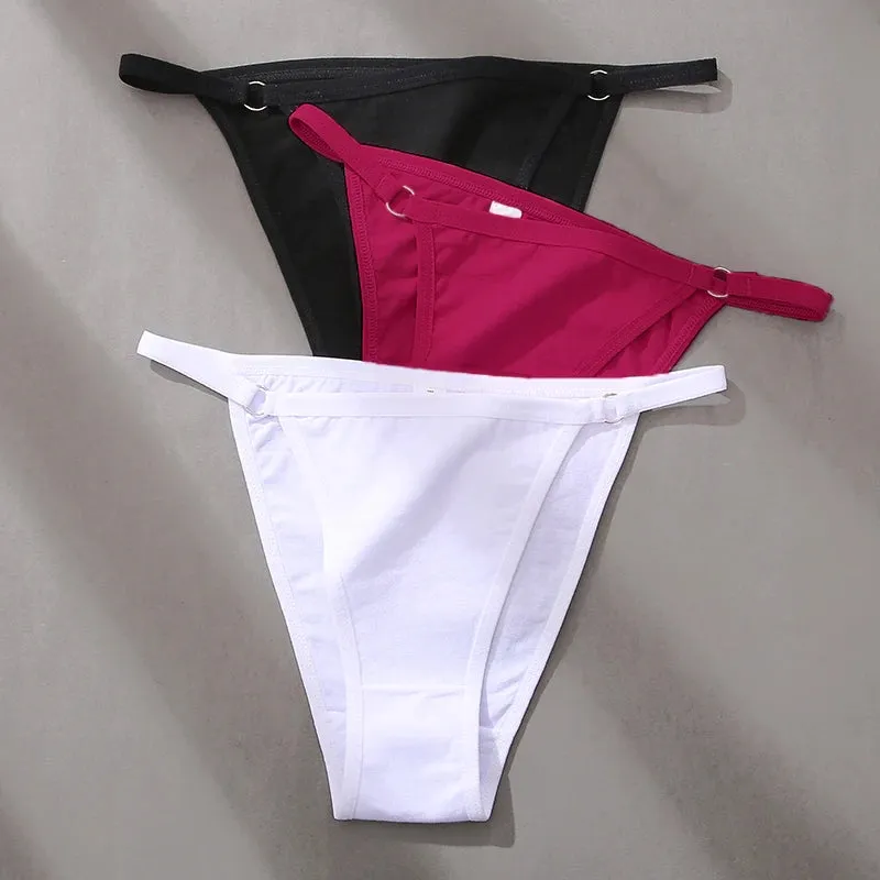 FINETOO 3-Pack Women's Cotton Low Waist Bikini Briefs – Everyday Comfort Meets Effortless Style – Soft, Stretchy, and Full of Attitude