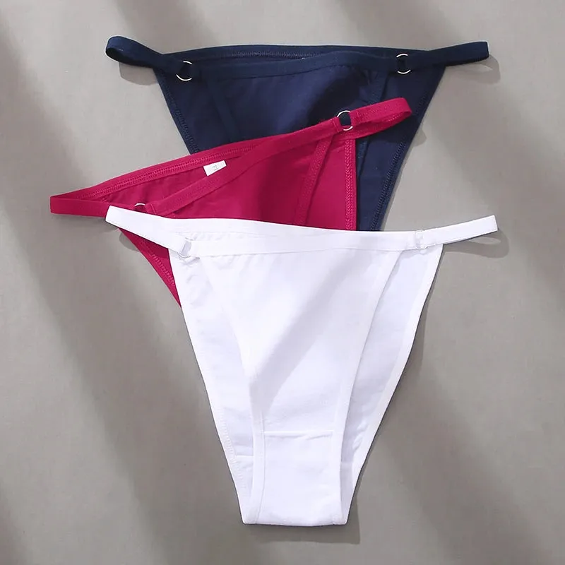 FINETOO 3-Pack Women's Cotton Low Waist Bikini Briefs – Everyday Comfort Meets Effortless Style – Soft, Stretchy, and Full of Attitude