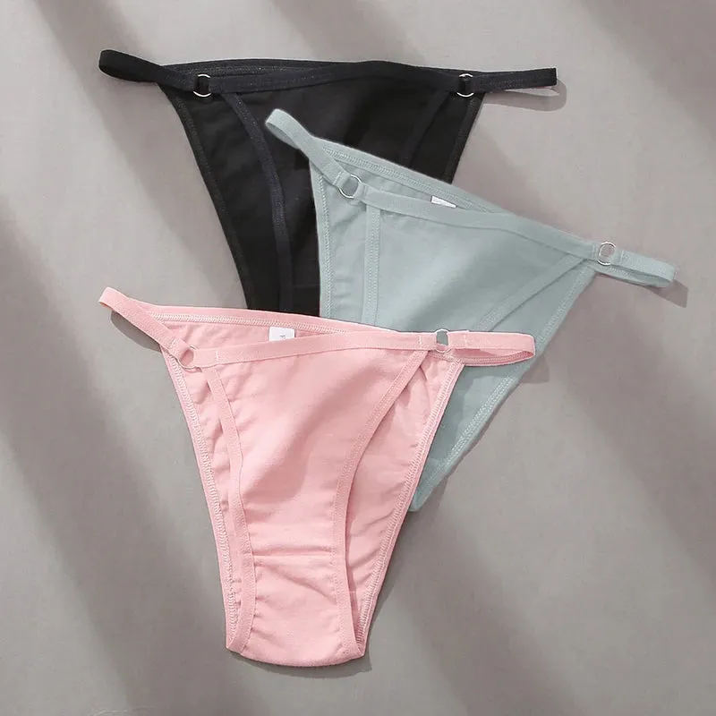 FINETOO 3-Pack Women's Cotton Low Waist Bikini Briefs – Everyday Comfort Meets Effortless Style – Soft, Stretchy, and Full of Attitude