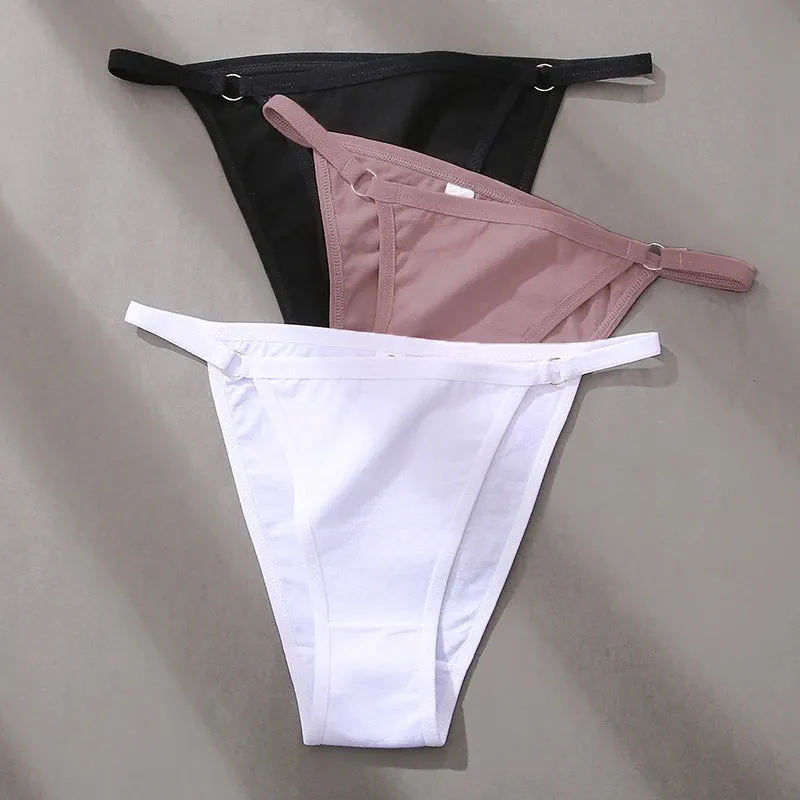 FINETOO 3-Pack Women's Cotton Low Waist Bikini Briefs – Everyday Comfort Meets Effortless Style – Soft, Stretchy, and Full of Attitude
