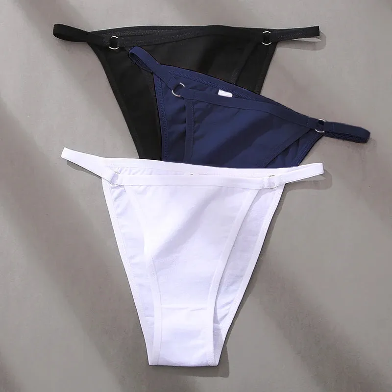FINETOO 3-Pack Women's Cotton Low Waist Bikini Briefs – Everyday Comfort Meets Effortless Style – Soft, Stretchy, and Full of Attitude