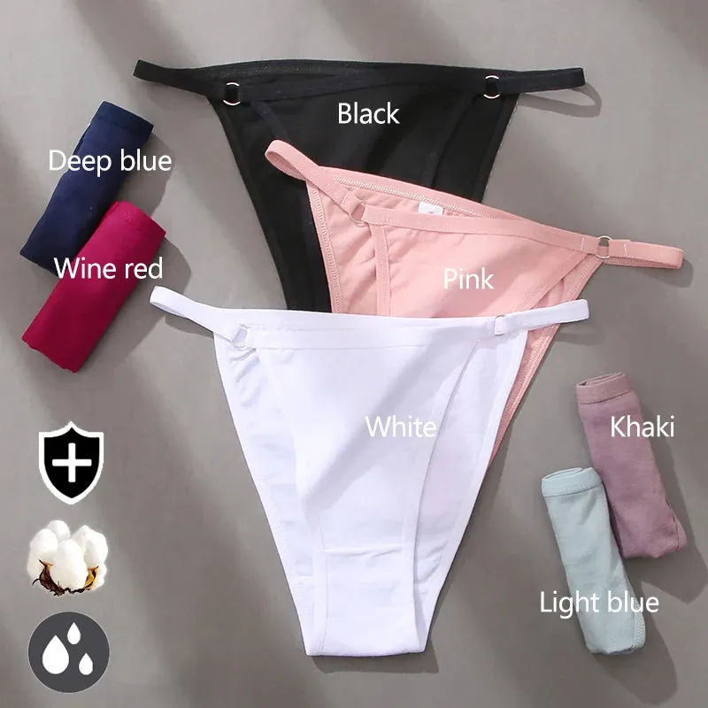 FINETOO 3-Pack Women's Cotton Low Waist Bikini Briefs – Everyday Comfort Meets Effortless Style – Soft, Stretchy, and Full of Attitude