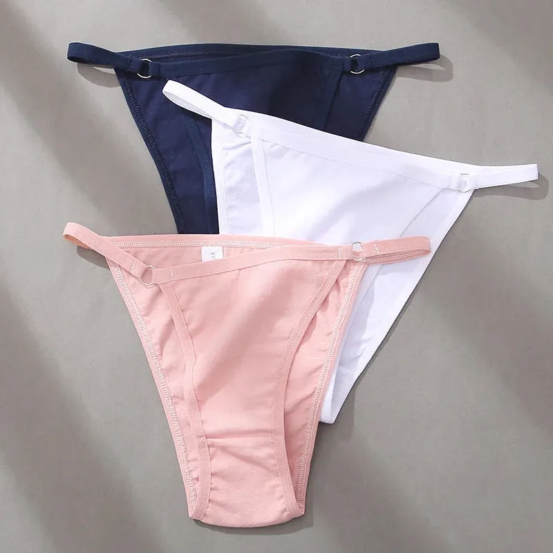 FINETOO 3-Pack Women's Cotton Low Waist Bikini Briefs – Everyday Comfort Meets Effortless Style – Soft, Stretchy, and Full of Attitude