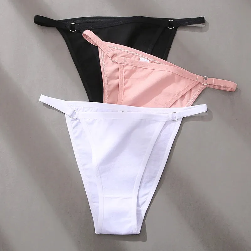 FINETOO 3-Pack Women's Cotton Low Waist Bikini Briefs – Everyday Comfort Meets Effortless Style – Soft, Stretchy, and Full of Attitude