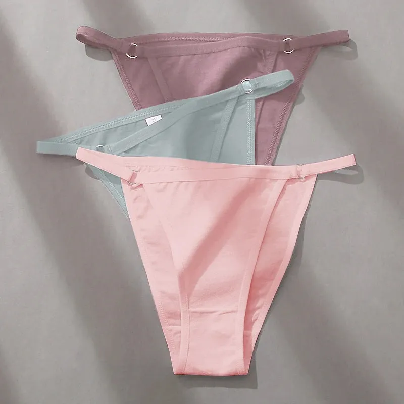 FINETOO 3-Pack Women's Cotton Low Waist Bikini Briefs – Everyday Comfort Meets Effortless Style – Soft, Stretchy, and Full of Attitude