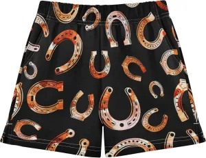 Fisyme Girls Shorts Summer Beach Casual Sweat Athletic Shorts for Kids Teen Girl