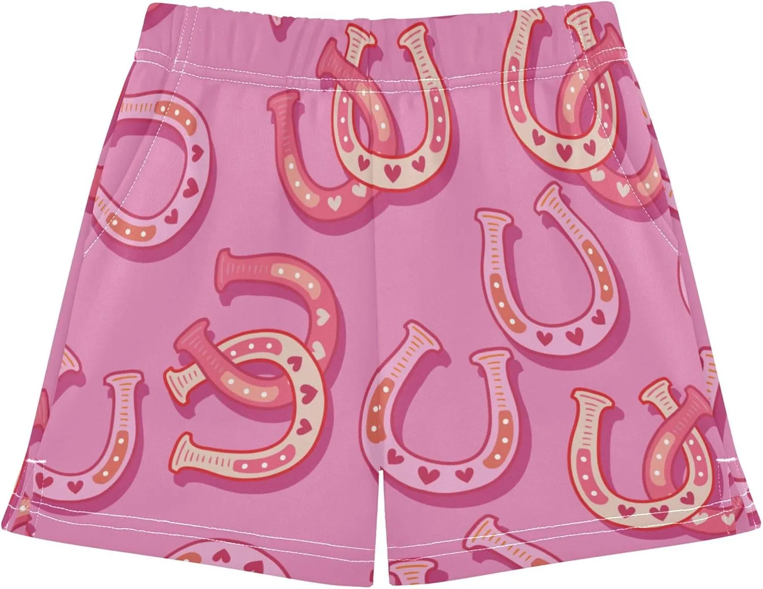 Fisyme Girls Shorts Summer Beach Casual Sweat Athletic Shorts for Kids Teen Girl