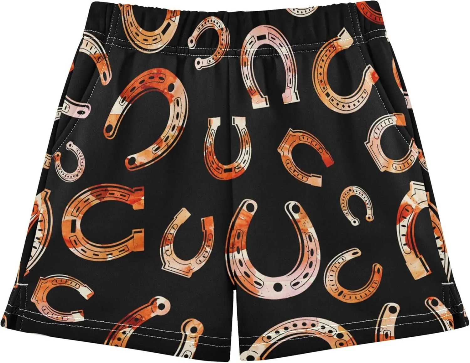 Fisyme Girls Shorts Summer Beach Casual Sweat Athletic Shorts for Kids Teen Girl
