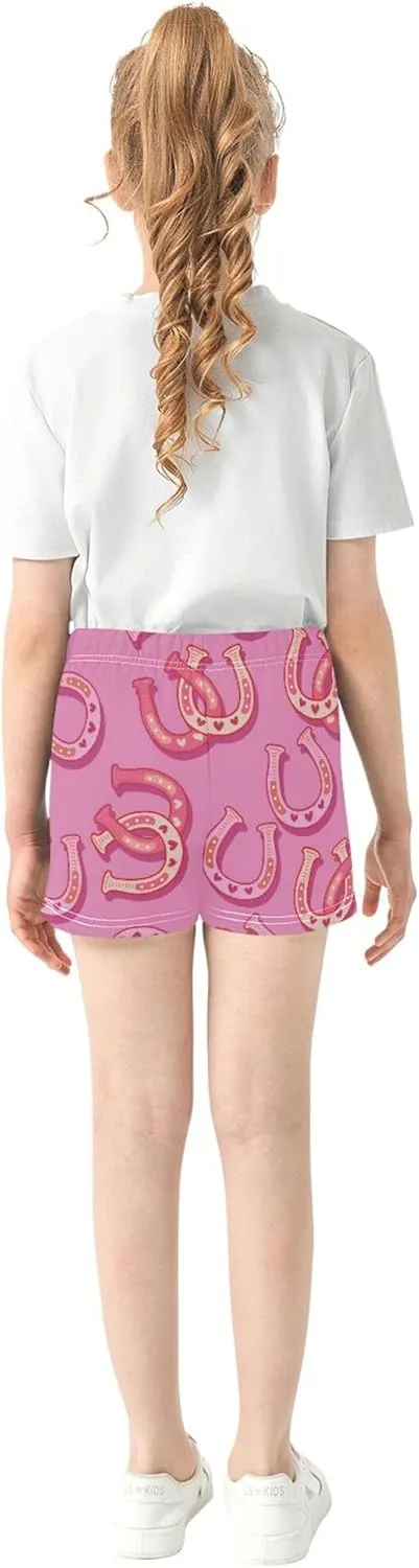 Fisyme Girls Shorts Summer Beach Casual Sweat Athletic Shorts for Kids Teen Girl