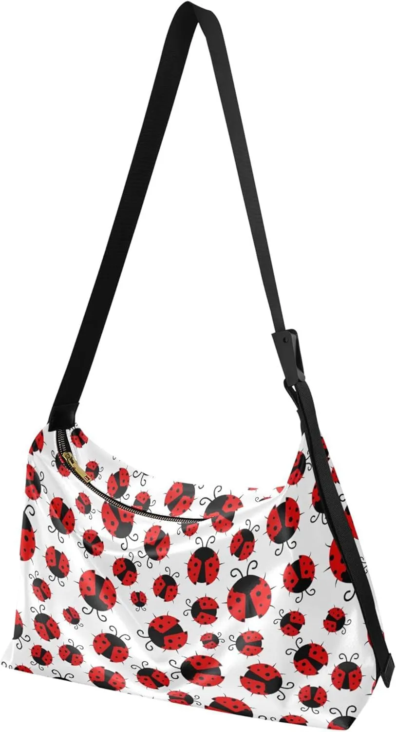 Flamingo Pink Flamingos Soft Leather Hobo Bags for Women Women's Large Purse Soft Animal Print Ladies Hobo Handbags