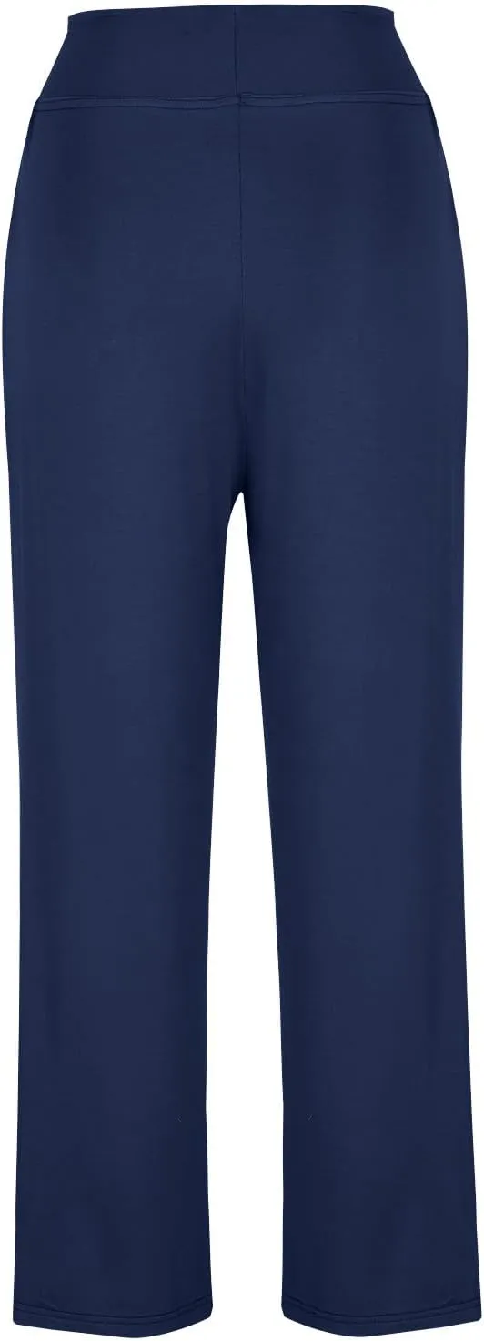 Flared Leggings for Women Drawstring High Waisted Flare Bootcut Yoga Pants Lounge Soft Wide Leg Pajama Pants