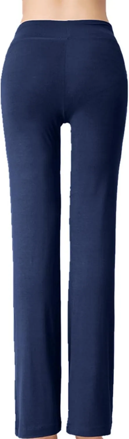 Flared Leggings for Women Drawstring High Waisted Flare Bootcut Yoga Pants Lounge Soft Wide Leg Pajama Pants