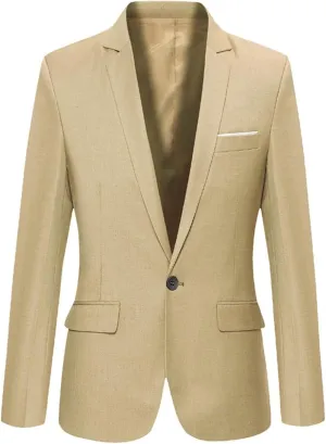 Formal Blazer for Boys One Button Suit Jacket Gentleman Blazer Jacket Casual Outerwear