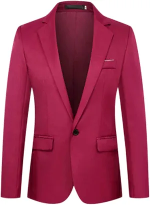 Formal Blazer for Boys One Button Suit Jacket Gentleman Blazer Jacket Casual Outerwear
