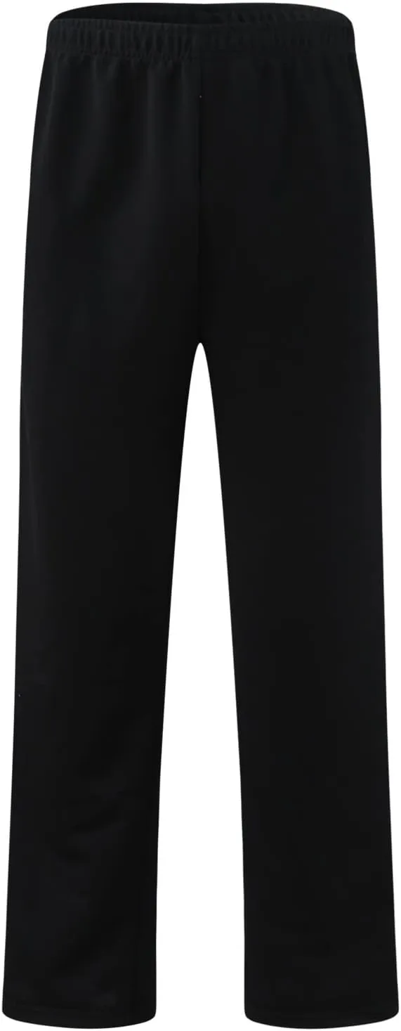 FZVYD Mens Sweatpants Pants Casual Jogging Sports Elastic Lightweight Wide Leg Long Straight Lounge Trousers with Pockets