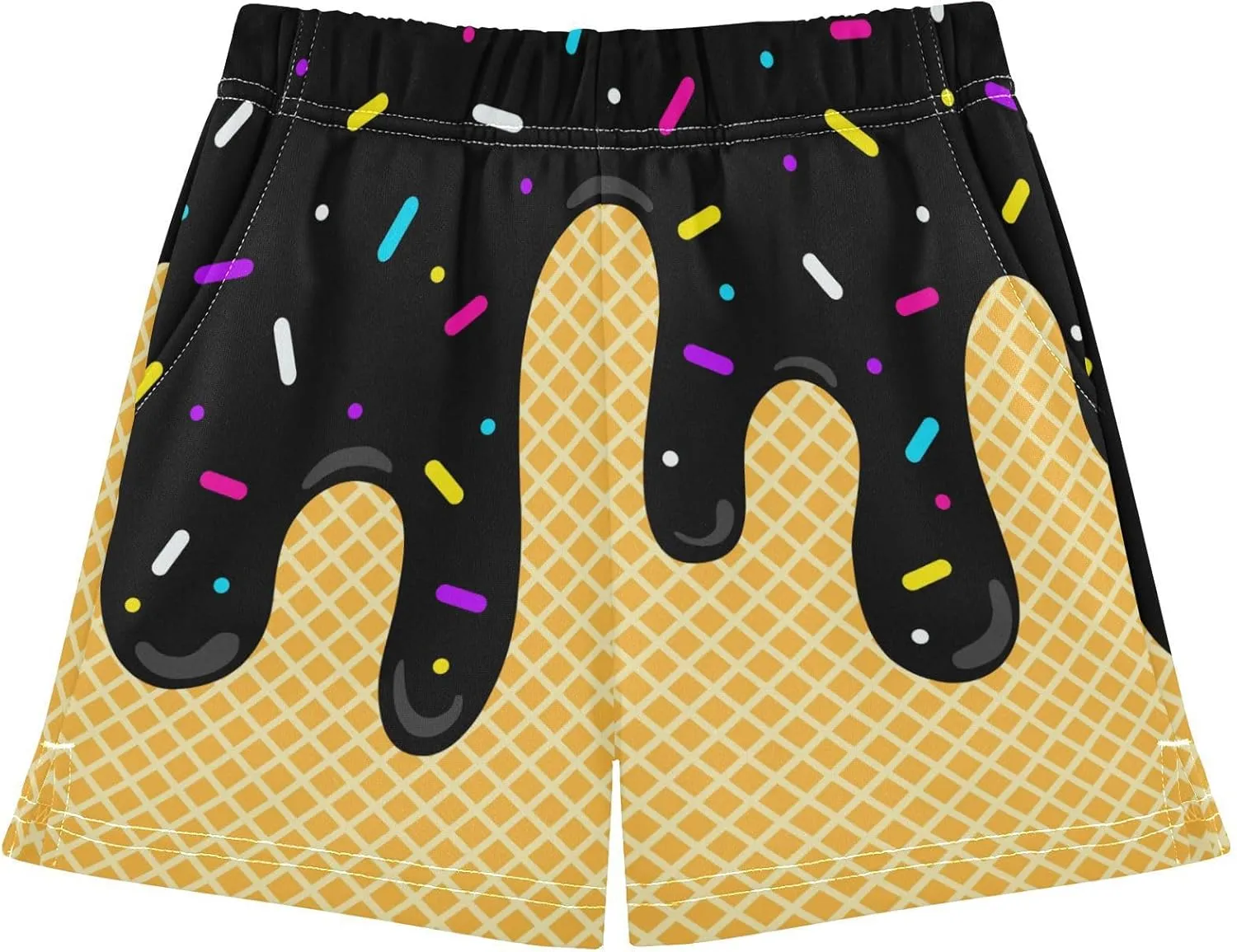 Girls Athletic Shorts Summer Casual Girls Sports Shorts with Pockets for 7-15Y