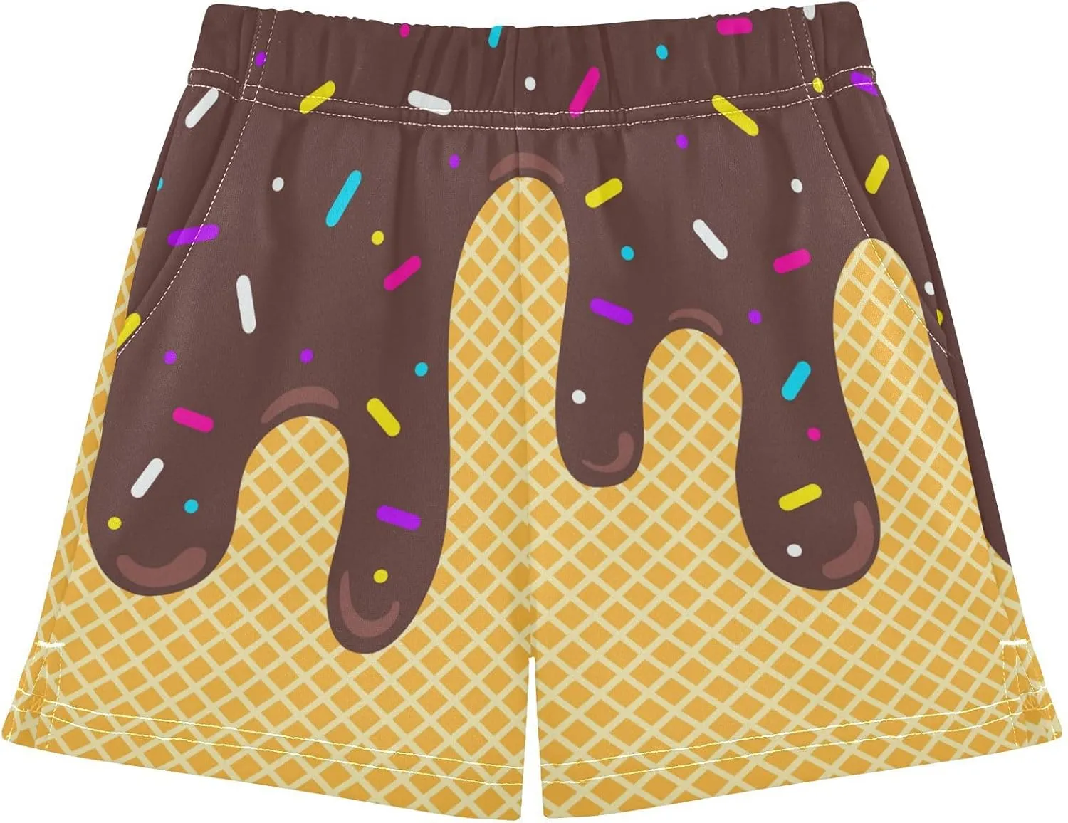 Girls Athletic Shorts Summer Casual Girls Sports Shorts with Pockets for 7-15Y