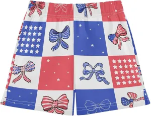 Girls Athletic Shorts Summer Elastic Casual Shorts with Pockets Kids Bottom Sports for Girls 7-15Y