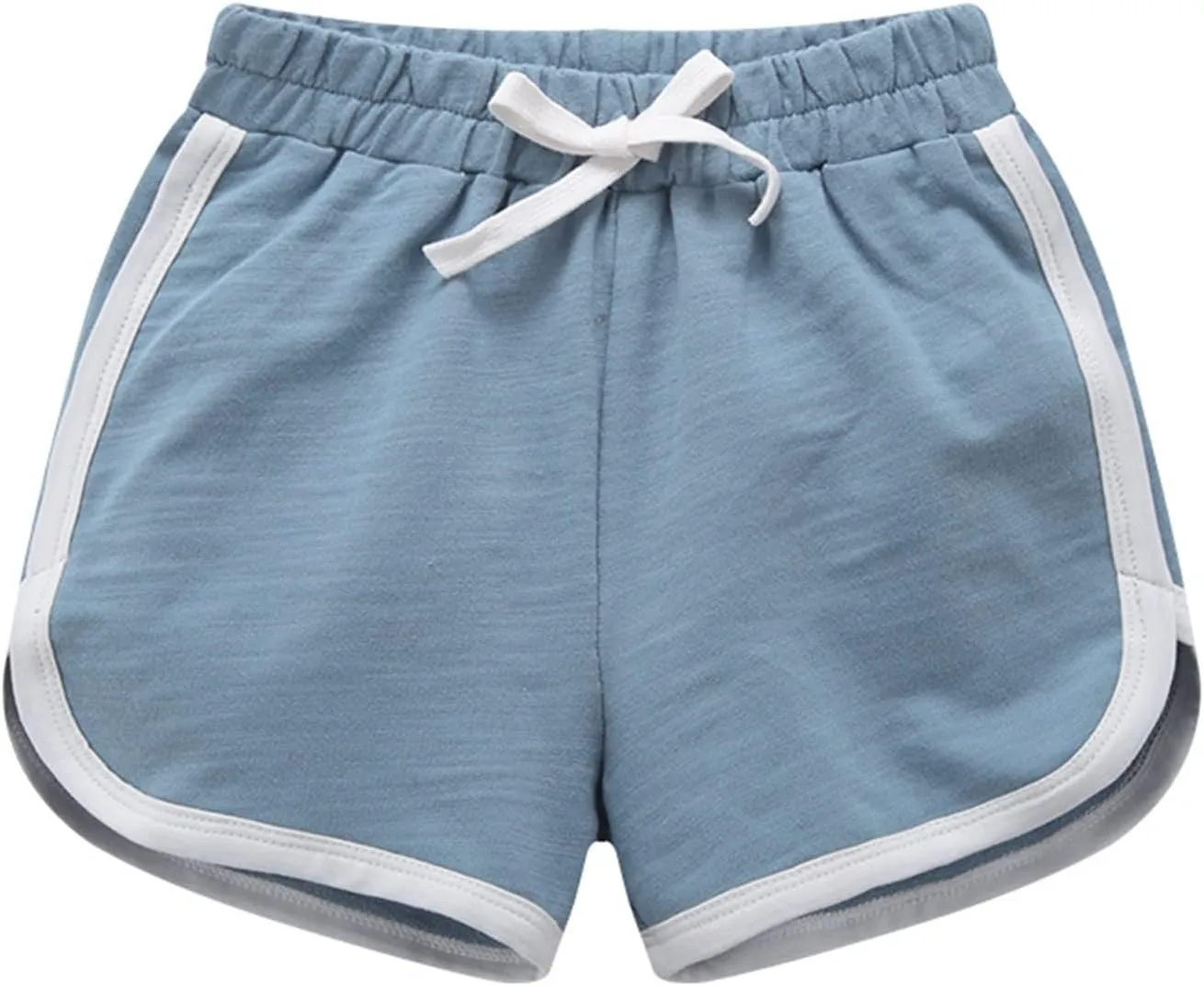 Girls Boys Solid Shorts Running Athletic Cotton Kids Workout Childrens Fashion Summer Beach Sports Trousers