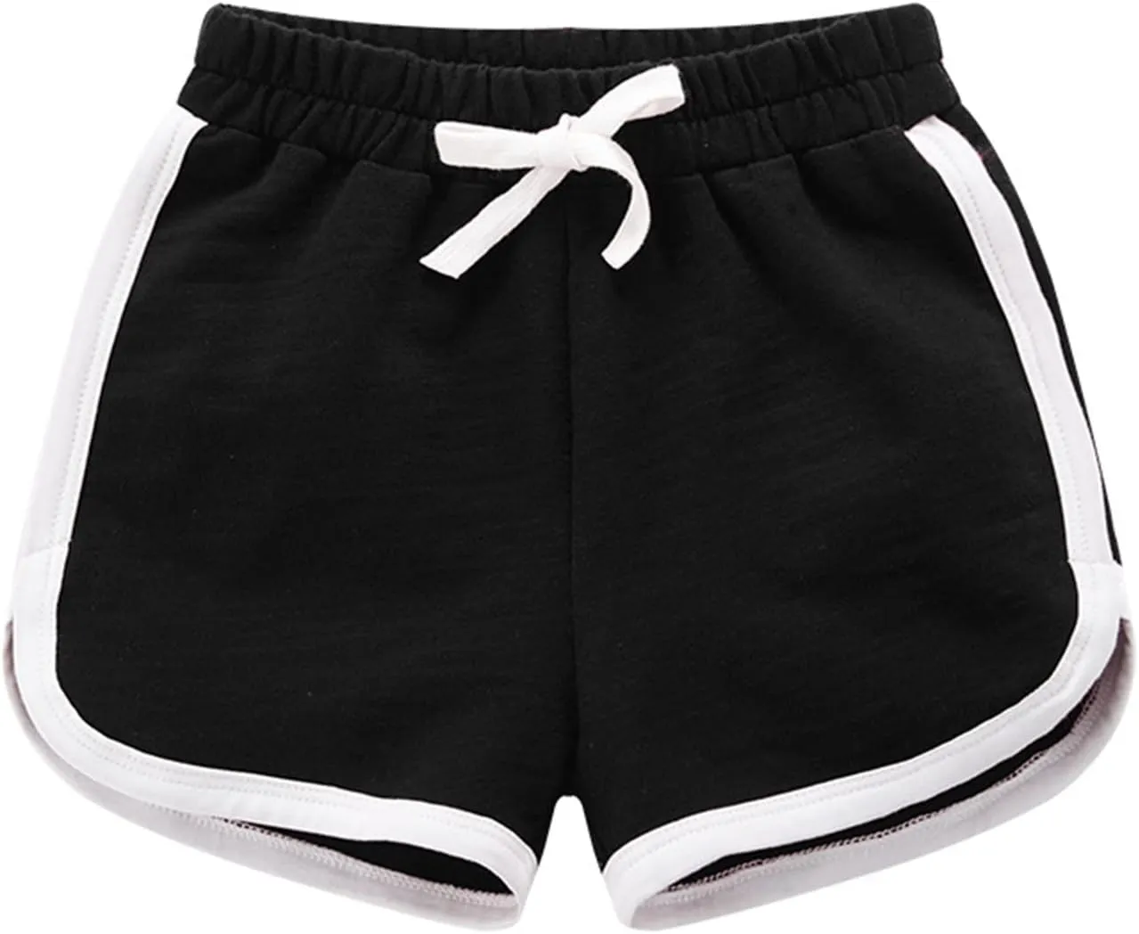 Girls Boys Solid Shorts Running Athletic Cotton Kids Workout Childrens Fashion Summer Beach Sports Trousers