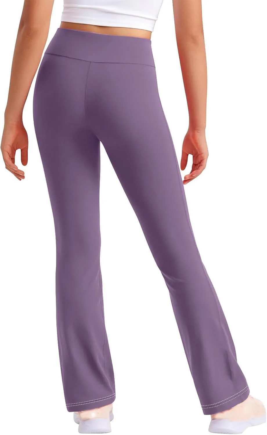 Girls Flare Leggings Kids High Waist Yoga Pants Bootcut Lounge Casual Active Dance Pants Bell Bottoms Cute Clothes