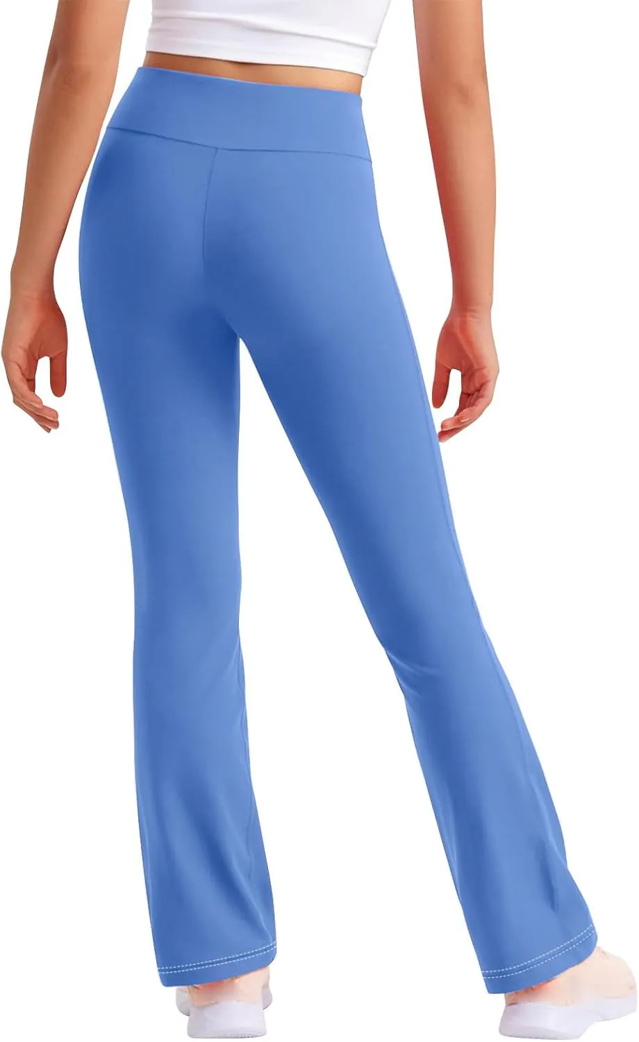Girls Flare Leggings Kids High Waist Yoga Pants Bootcut Lounge Casual Active Dance Pants Bell Bottoms Cute Clothes